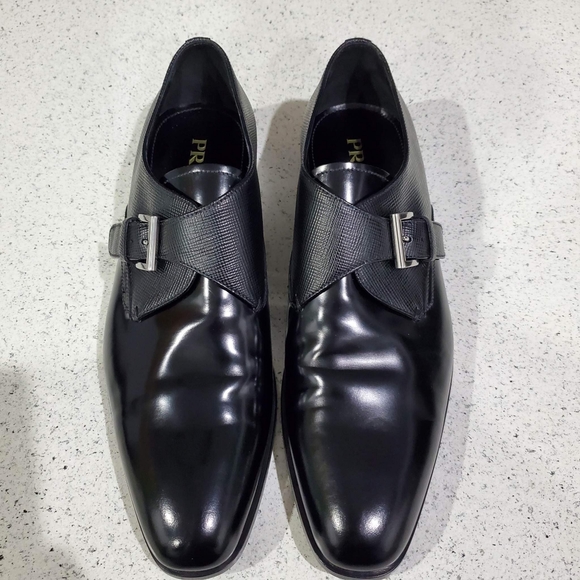 Prada Shoes Prada Mens Monk Strap Dress Shoes Us Poshmark